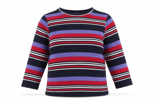 Damart Womens Purple Striped  Pullover Jumper Size 14