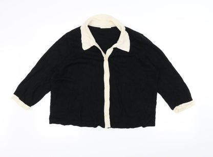 Womens UK Size 18 Marks and Spencer Black Jacket