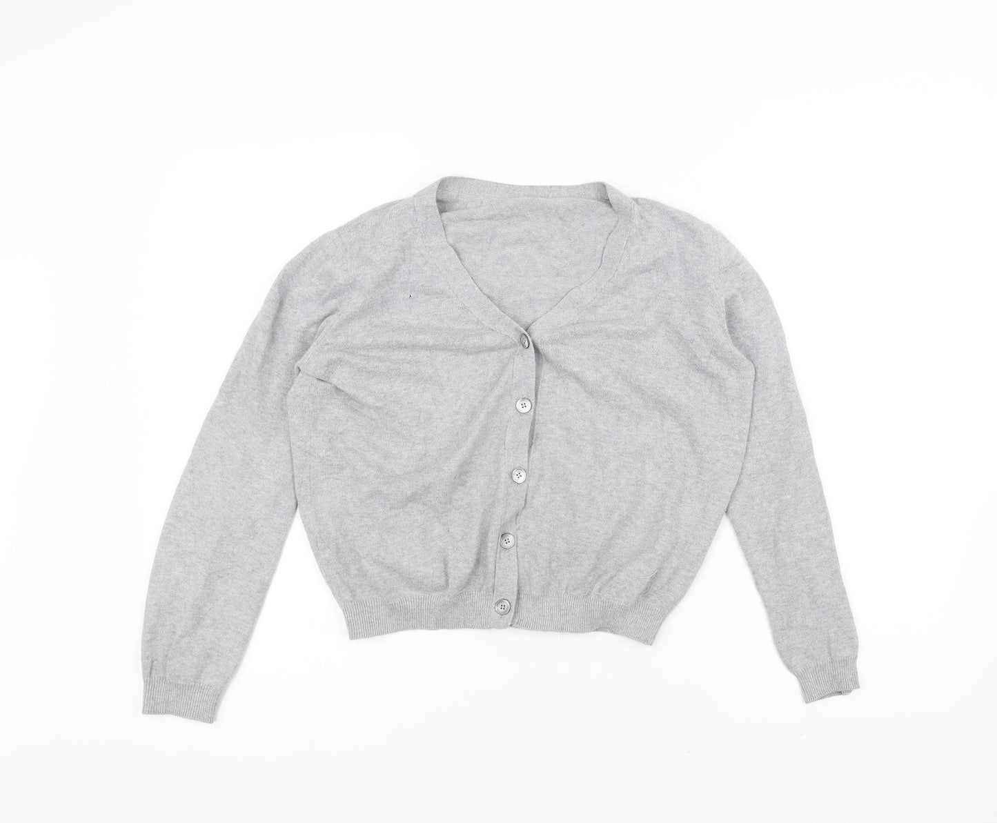 Preworn Womens Grey   Cardigan Jumper Size 12