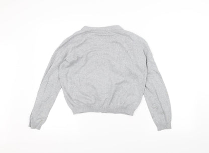 Preworn Womens Grey   Cardigan Jumper Size 12