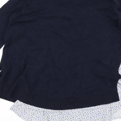 H&M Womens Blue   Pullover Jumper Size S
