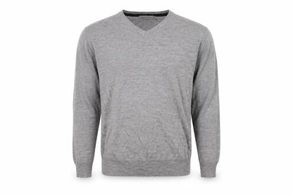 Cedarwood State Mens Grey Knit Pullover Jumper Size S