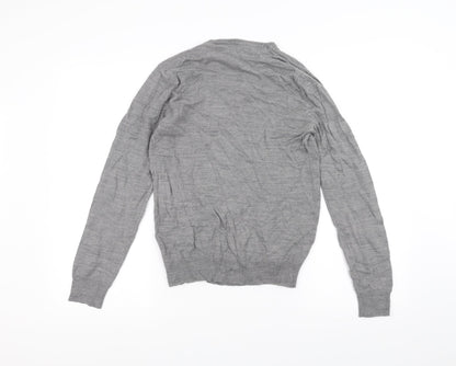 Cedar Wood State Mens Grey  Knit Pullover Jumper Size S