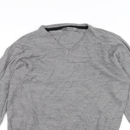 Cedar Wood State Mens Grey  Knit Pullover Jumper Size S