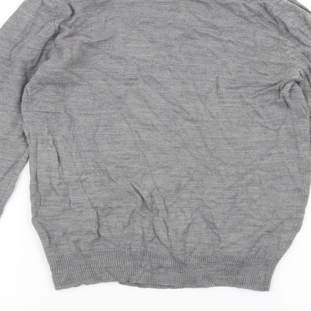 Cedar Wood State Mens Grey  Knit Pullover Jumper Size S