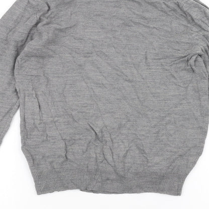 Cedar Wood State Mens Grey  Knit Pullover Jumper Size S