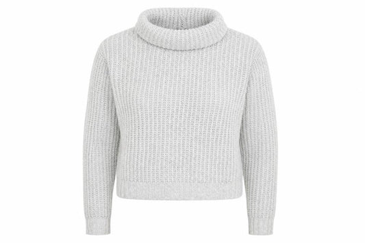 Boohoo Womens Grey  Knit Pullover Jumper Size M