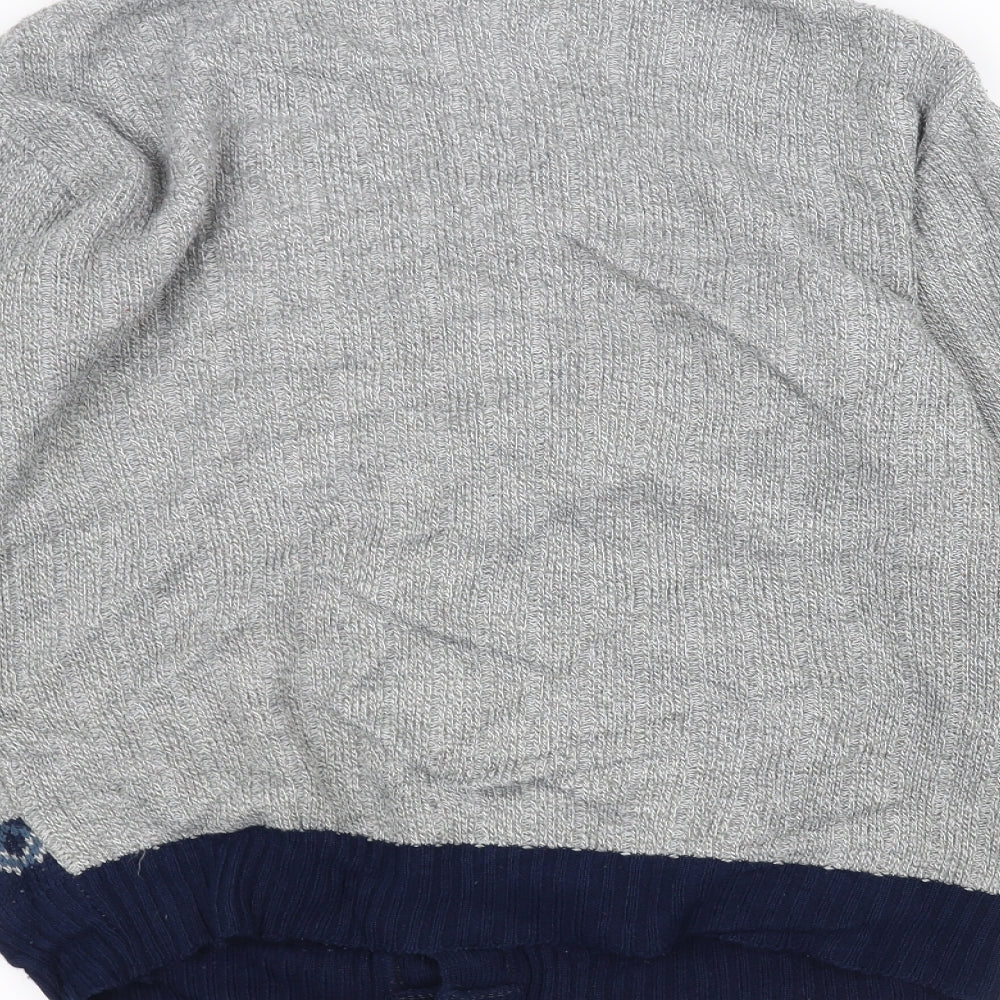 Bellisimo Womens Grey  Knit Jacket Coat Size M