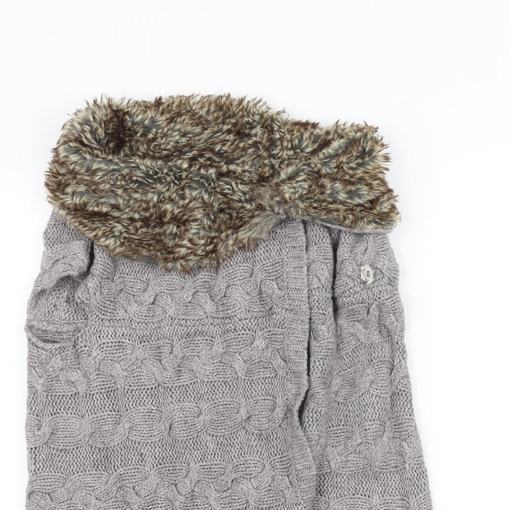 Womens UK Size S Zara Grey Jacket
