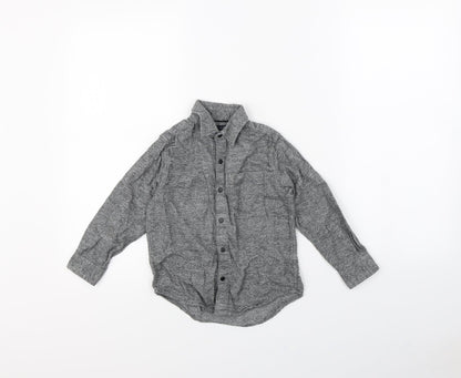 NEXT Girls Grey   Basic Button-Up Size 5 Years