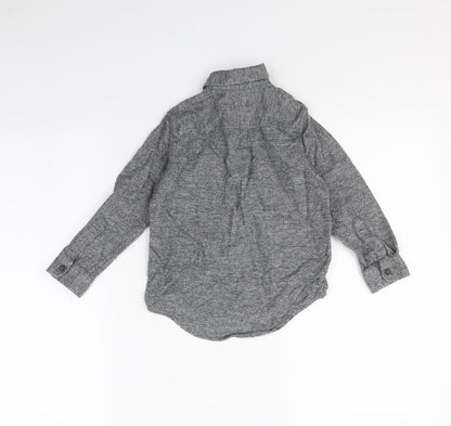 NEXT Girls Grey   Basic Button-Up Size 5 Years