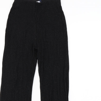 Zara Womens Black   Trousers  Size S L26 in