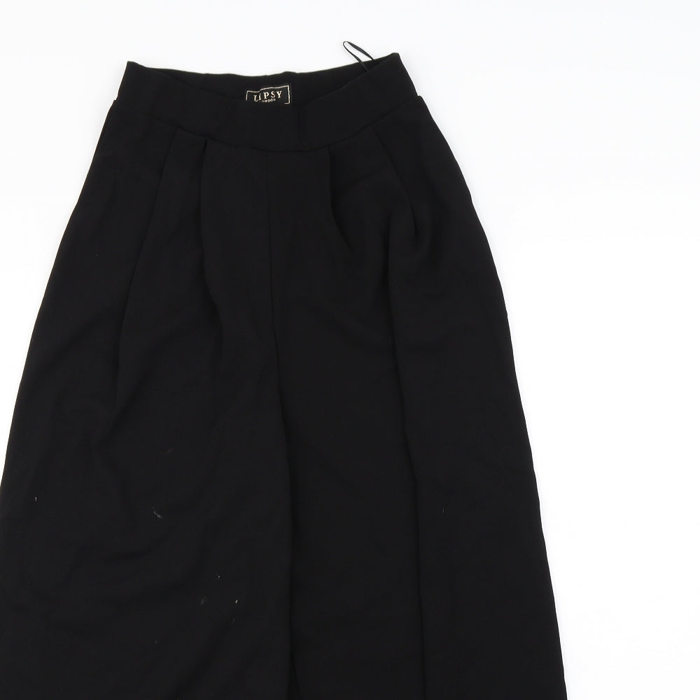 Lipsy Womens Black   Trousers  Size 8 L30 in