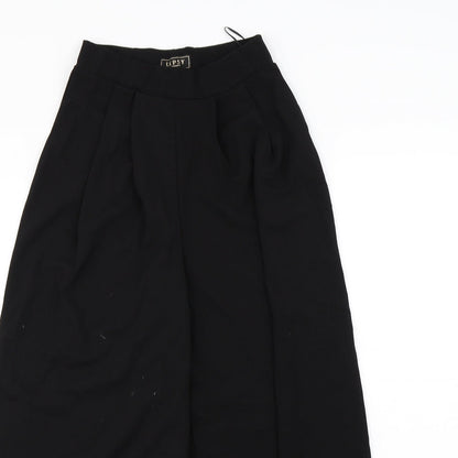 Lipsy Womens Black   Trousers  Size 8 L30 in