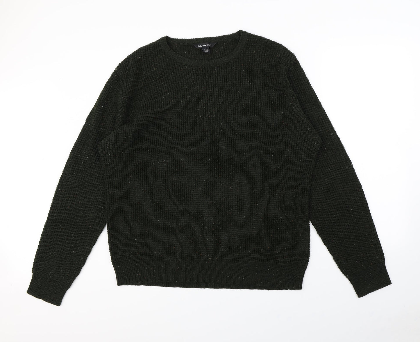 Cedar Wood State Mens Green   Pullover Jumper Size 2XL