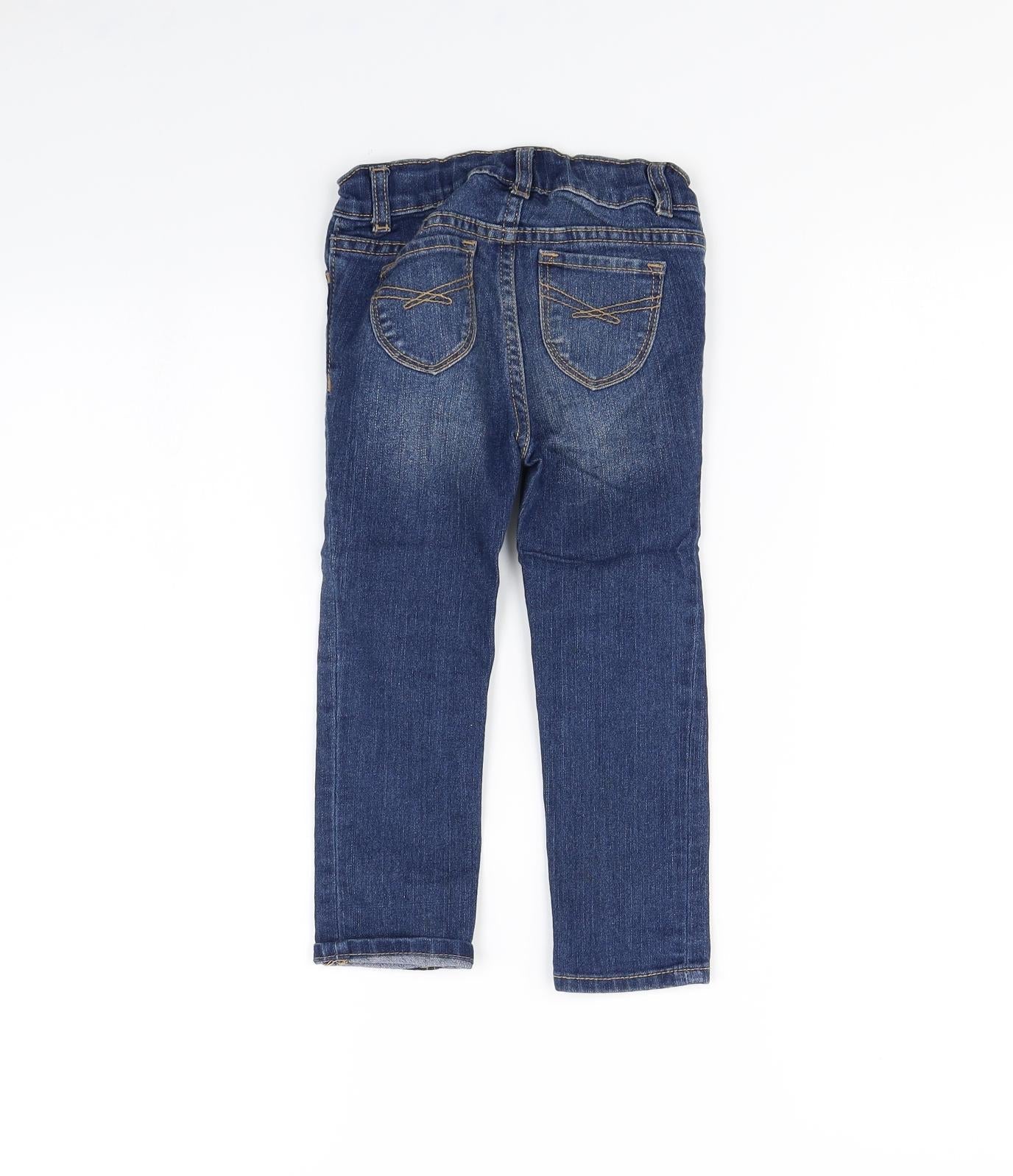Gap Girls Blue   Straight Jeans Size 3 Years