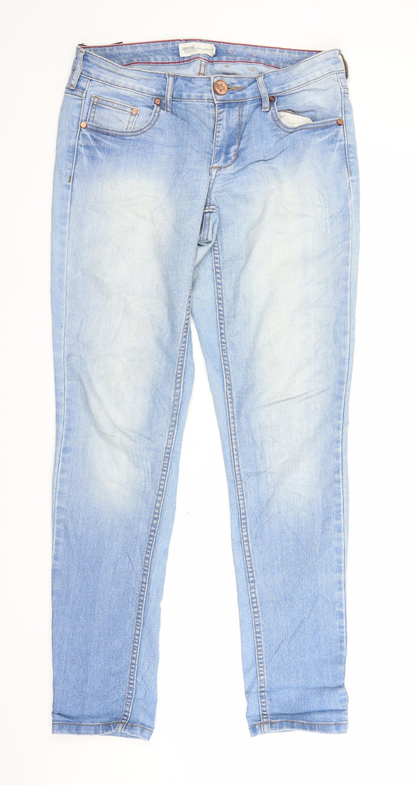 Womens UK Size 38 in Janina Regular Fit Straight Blue Jeans