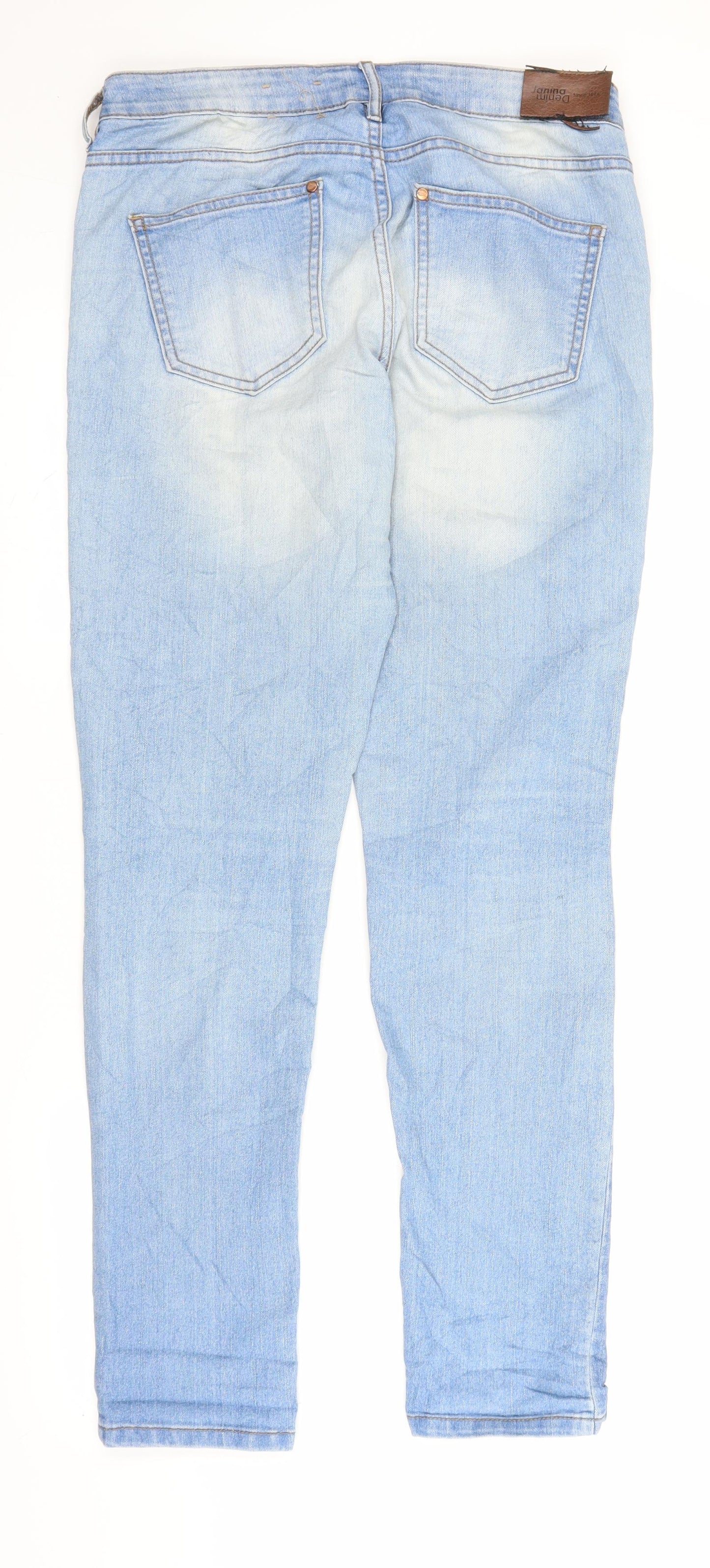 Womens UK Size 38 in Janina Regular Fit Straight Blue Jeans