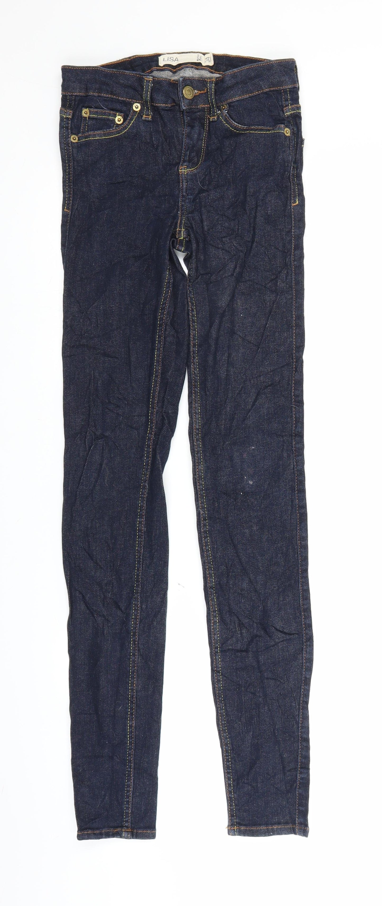 Womens UK Size 6 Gina Tricot Regular Fit Jegging Blue Jeans