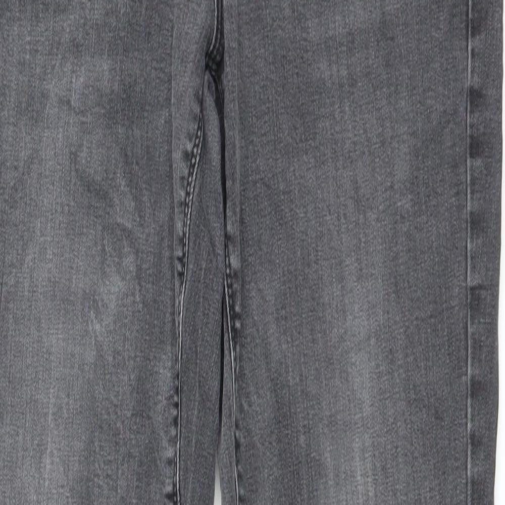 Womens UK Size 29 in Street One Regular Fit Straight Grey Jeans