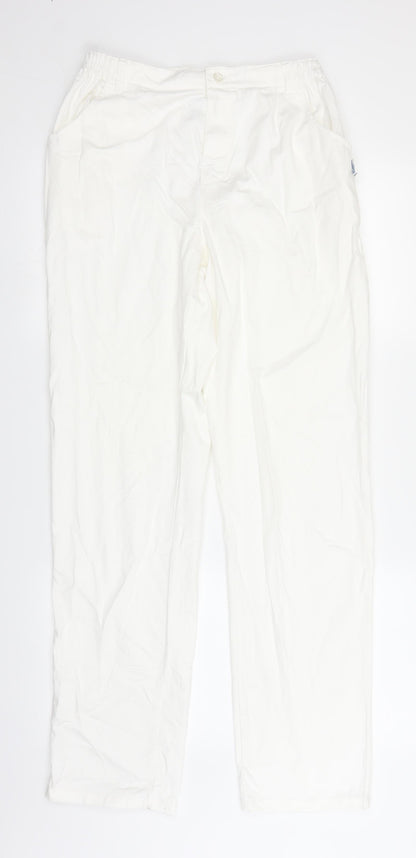 Plagg Womens White   Trousers  Size M L30.5 in