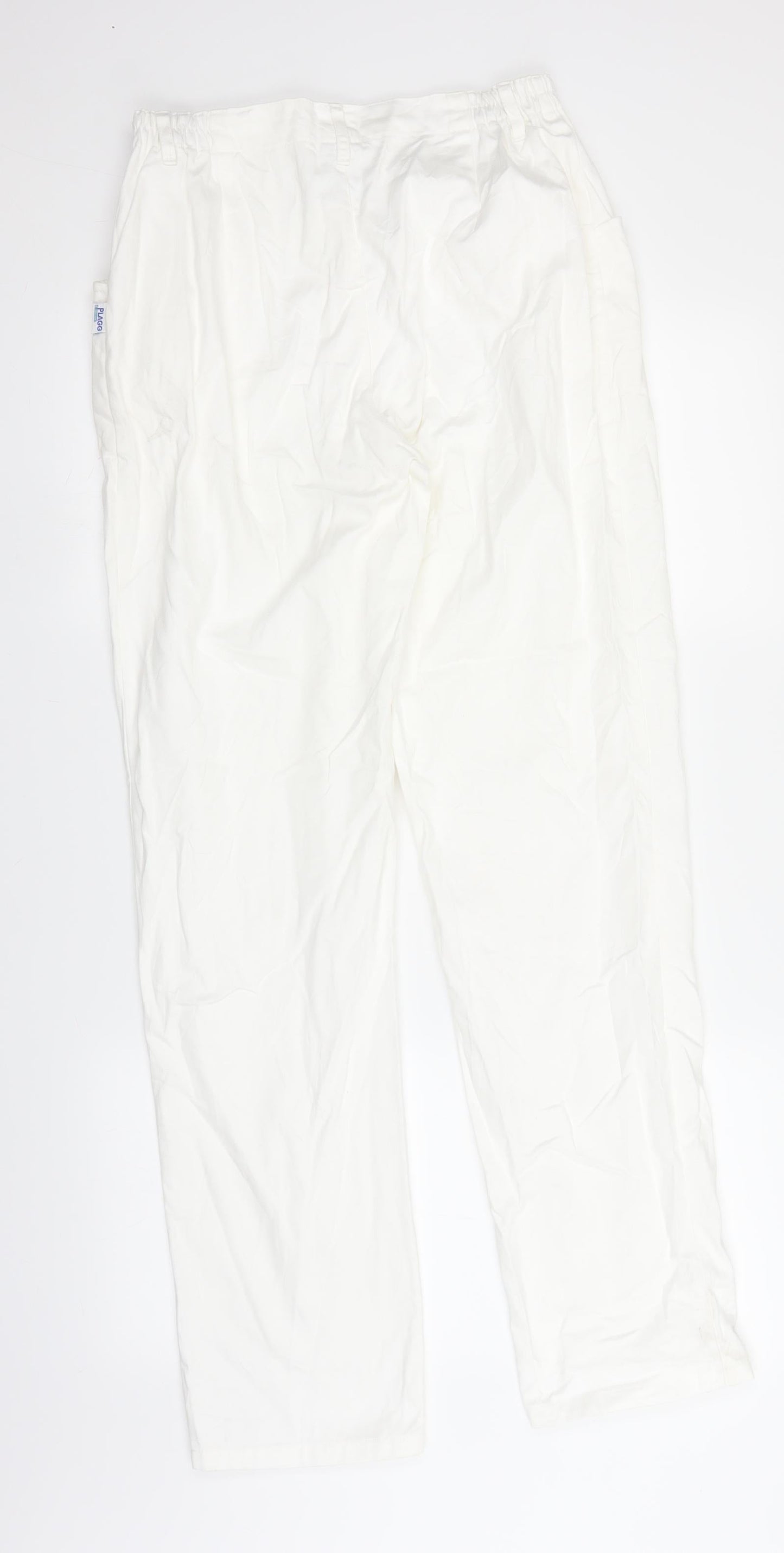 Plagg Womens White   Trousers  Size M L30.5 in