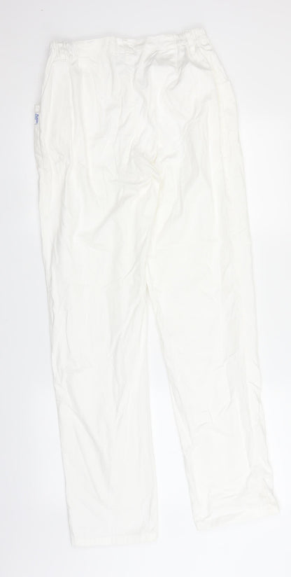 Plagg Womens White   Trousers  Size M L30.5 in