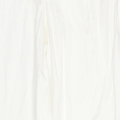 Plagg Womens White   Trousers  Size M L30.5 in