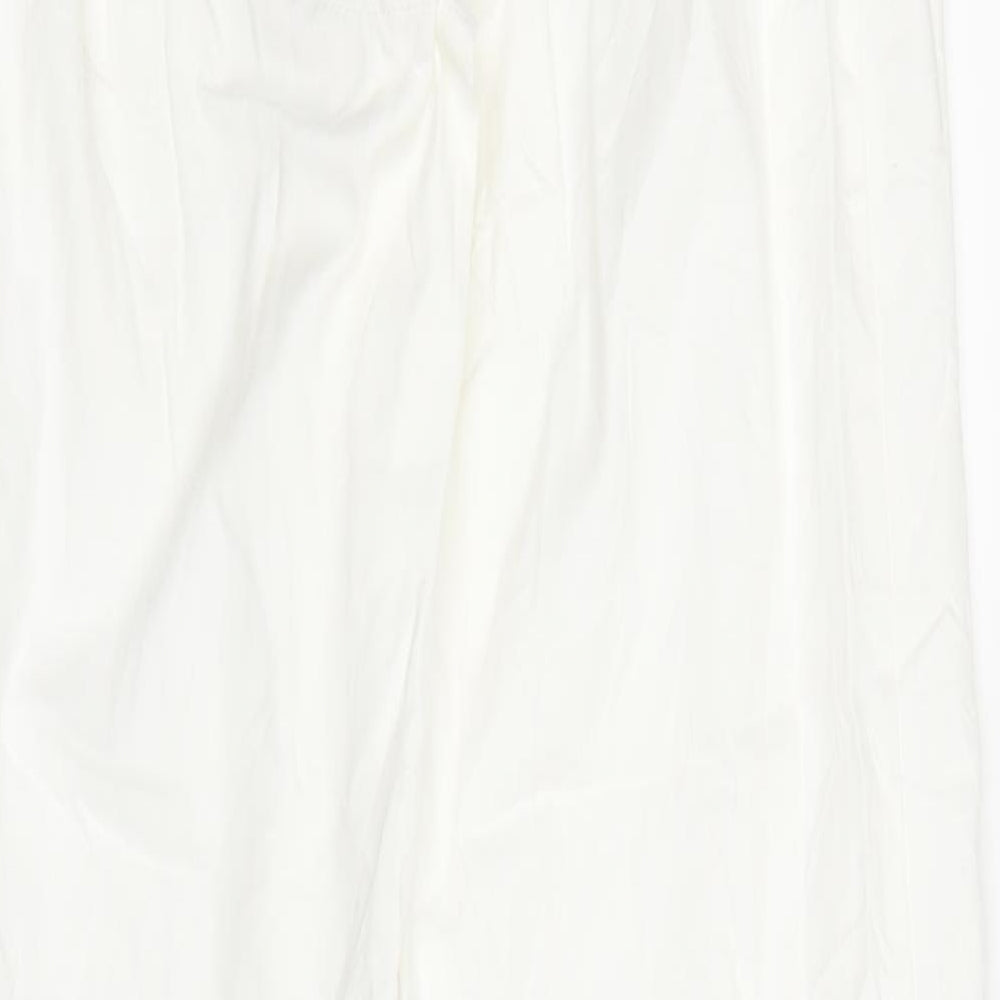 Plagg Womens White   Trousers  Size M L30.5 in