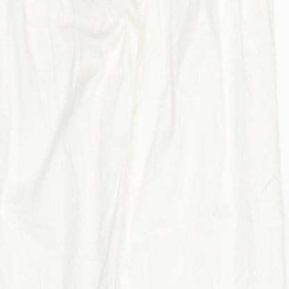 Plagg Womens White   Trousers  Size M L30.5 in