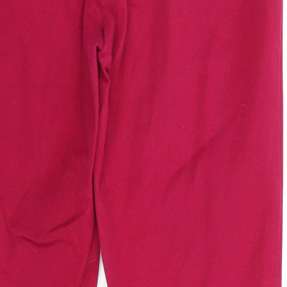 Gap Womens Pink  Denim Straight Jeans Size 10 L24 in