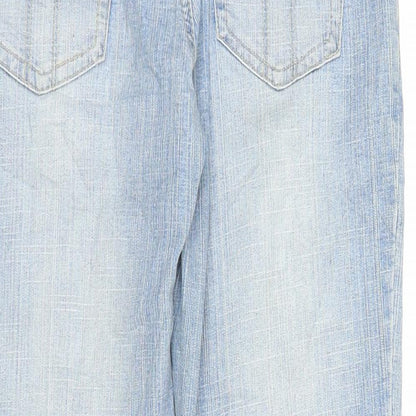 XFN Womens Blue  Denim Straight Jeans Size M L22.5 in
