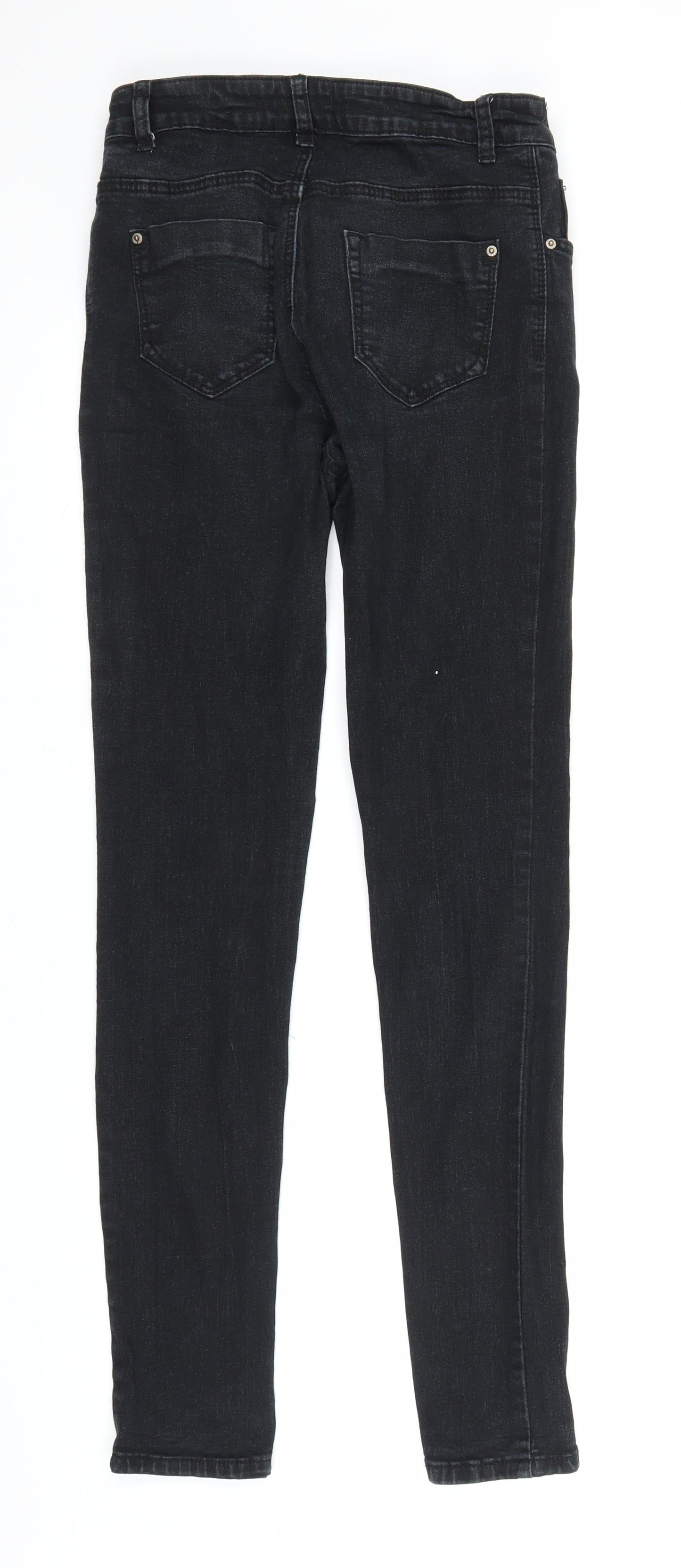 Fluid Womens Black  Denim Skinny Jeans Size 10 L29 in