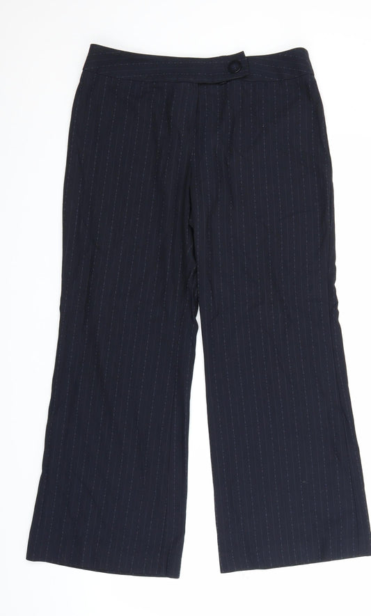 Womens UK Size 14 NEXT Regular Fit  Blue Trousers