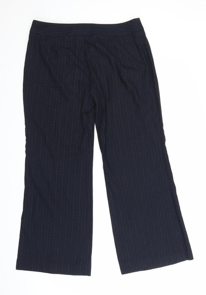 Womens UK Size 14 NEXT Regular Fit  Blue Trousers