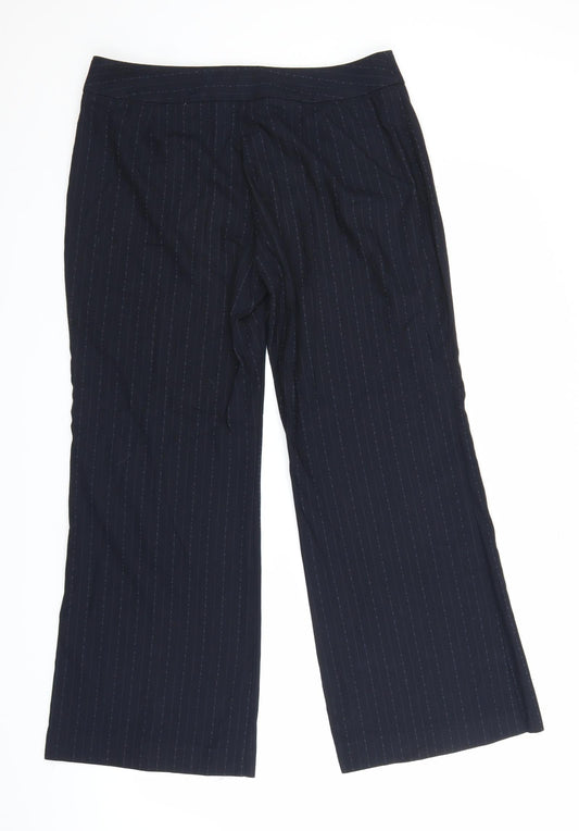 Womens UK Size 14 NEXT Regular Fit  Blue Trousers
