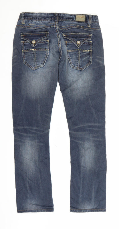 Mod Womens Blue  Denim Skinny Jeans Size 30 L28 in