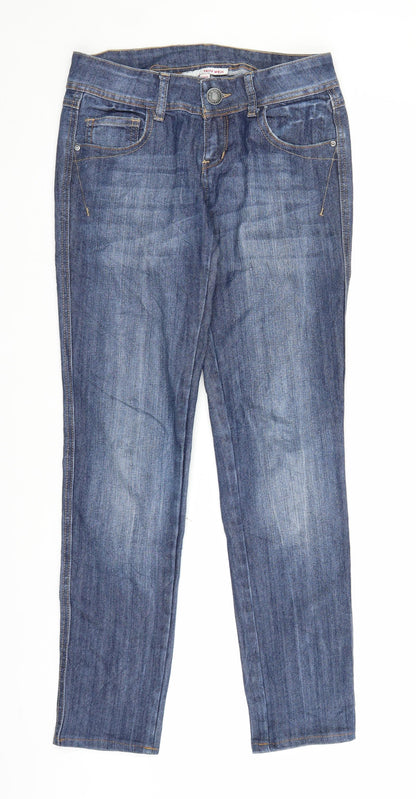 Womens UK Size 29 in TALLY WEiJL Regular Fit Straight Blue Jeans