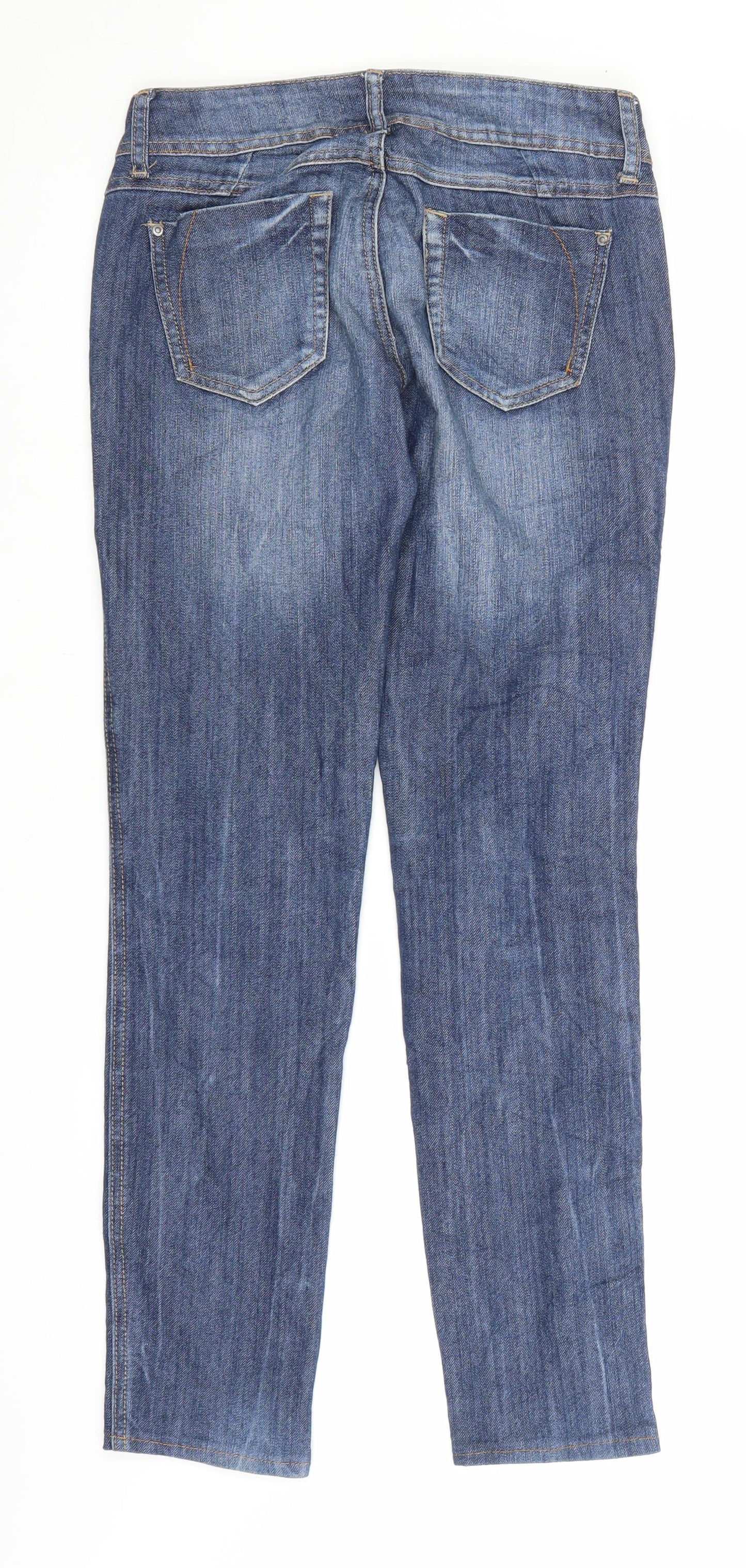 Womens UK Size 29 in TALLY WEiJL Regular Fit Straight Blue Jeans