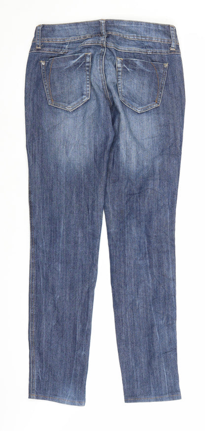 Womens UK Size 29 in TALLY WEiJL Regular Fit Straight Blue Jeans