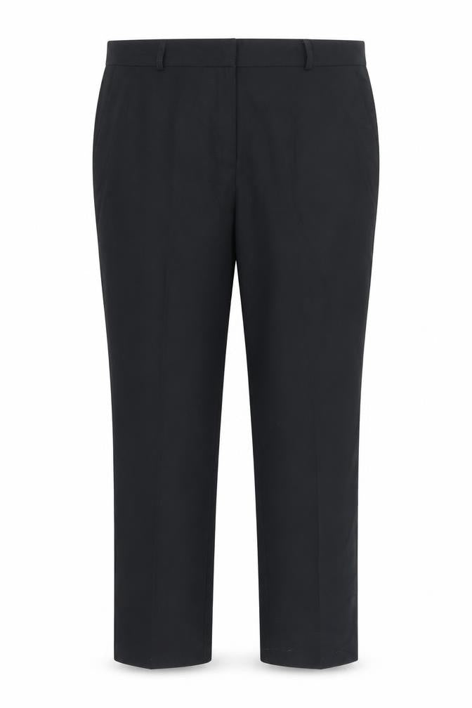 Womens UK Size 14 Nutmeg Regular Fit  Black Trousers