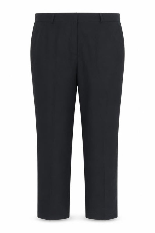 Womens UK Size 14 Nutmeg Regular Fit  Black Trousers