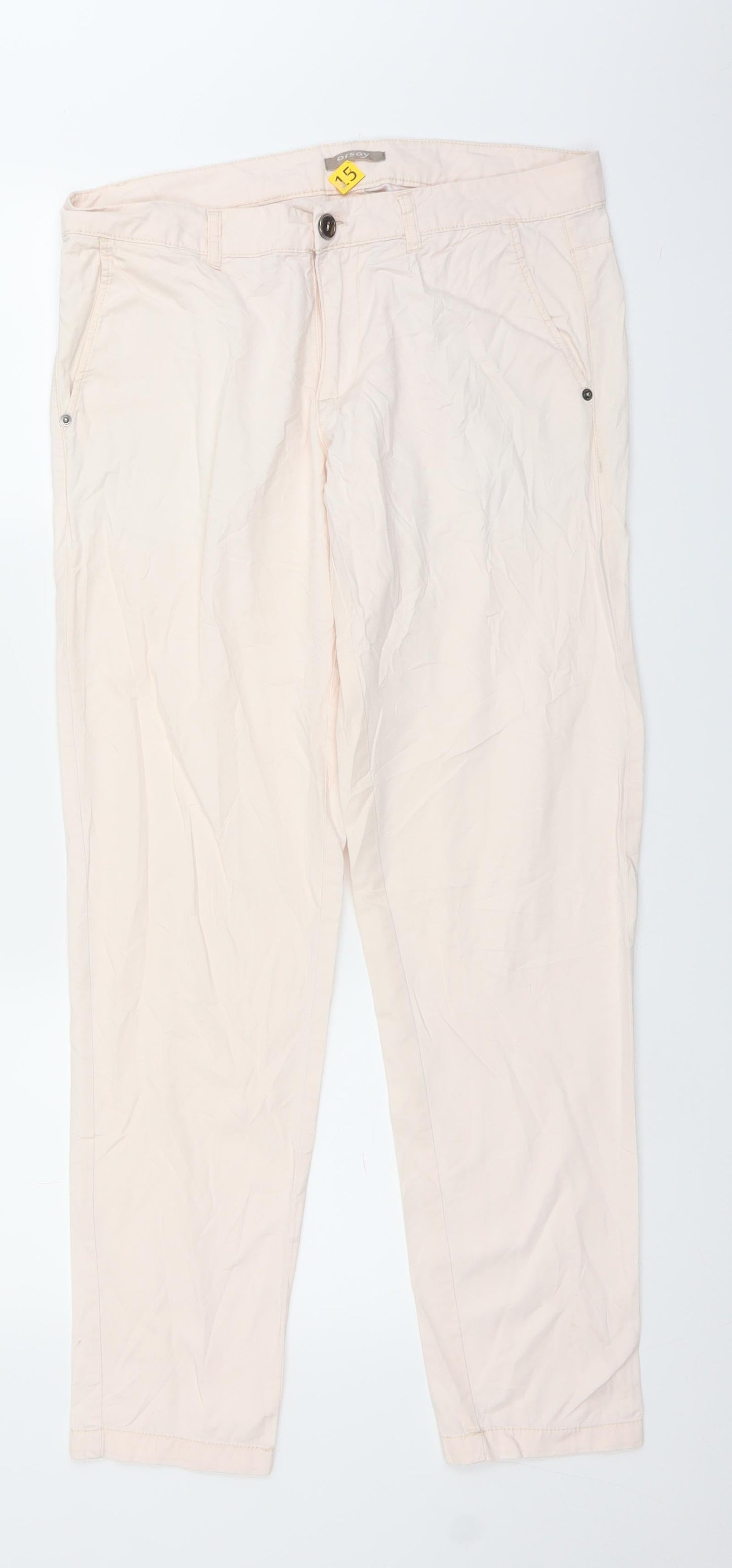 ORSAY Womens Pink   Straight Jeans Size 32 in L28 in