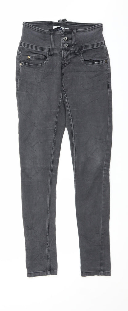 Only Womens Black  Denim Skinny Jeans Size 26 in L29 in