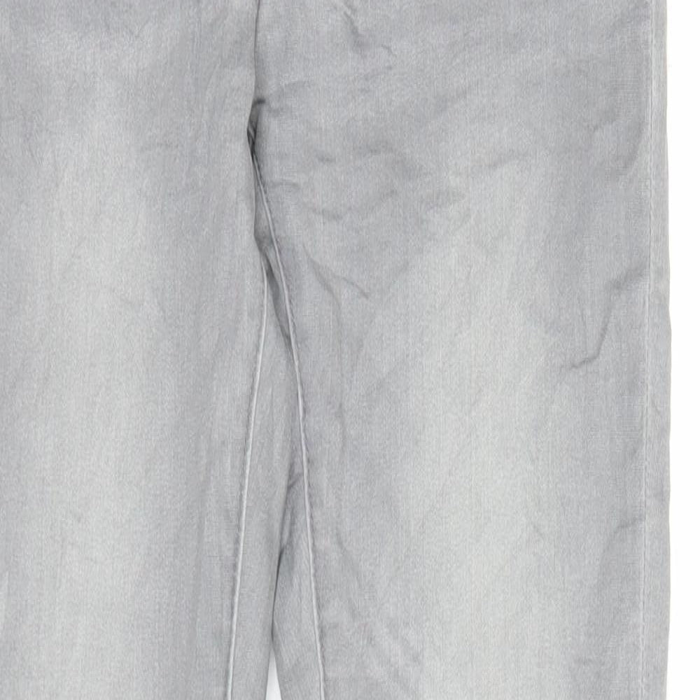 Denim & Co. Womens Grey  Denim Skinny Jeans Size 8 L29 in
