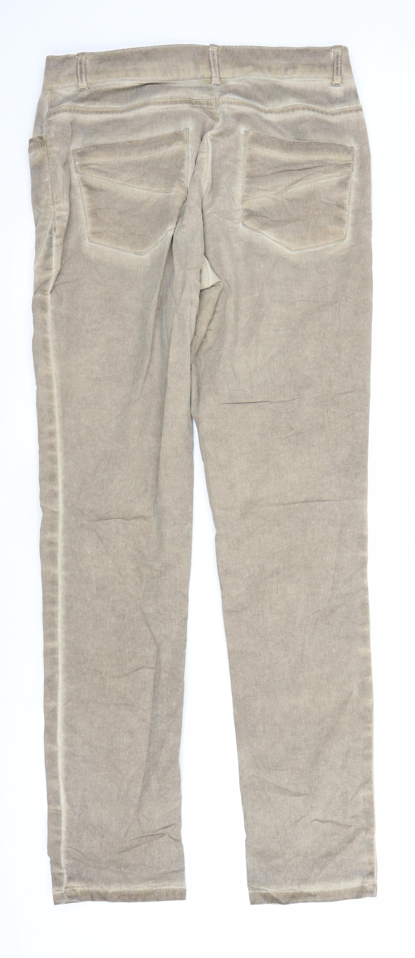 Enjoy Womens Brown   Chino Trousers Size 10 L30 in