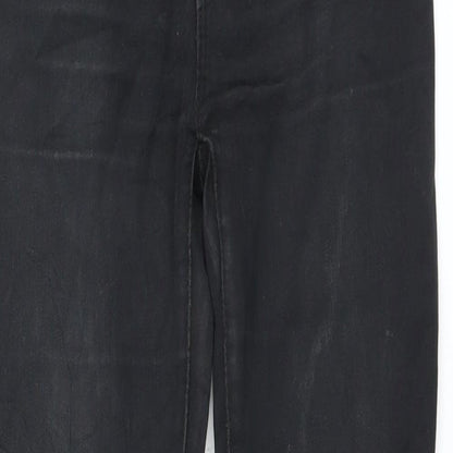 157 Womens Black  Denim Skinny Jeans Size 27 in L28 in