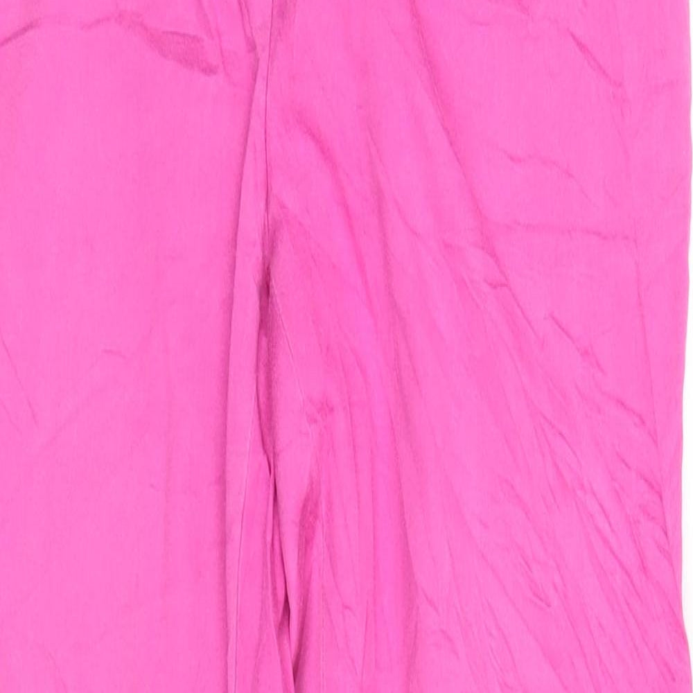 Simple Womens Pink   Chino Trousers Size 8 L25 in