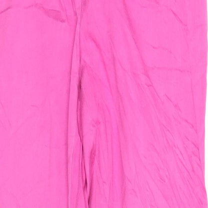 Simple Womens Pink   Chino Trousers Size 8 L25 in