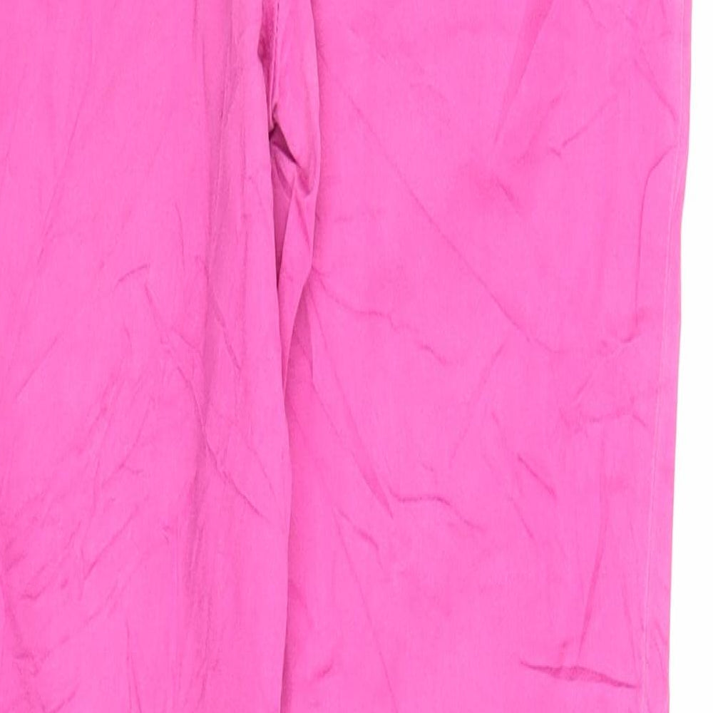 Simple Womens Pink   Chino Trousers Size 8 L25 in